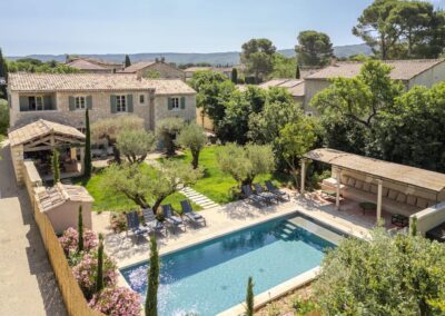 Photographe de demeures de prestige par vue aérienne en Provence