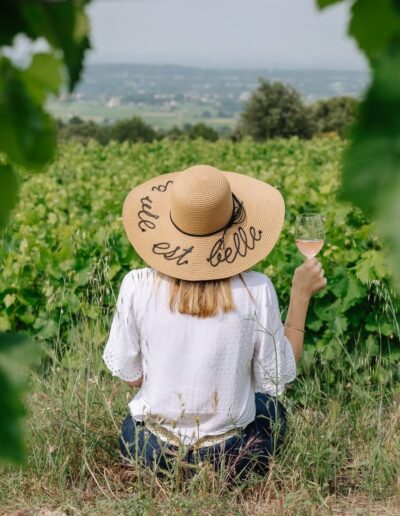 reportage photo domaine viticole ambiance vignes rose provence