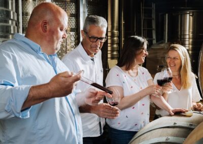 reportage photo domaine viticole degustation chai provence